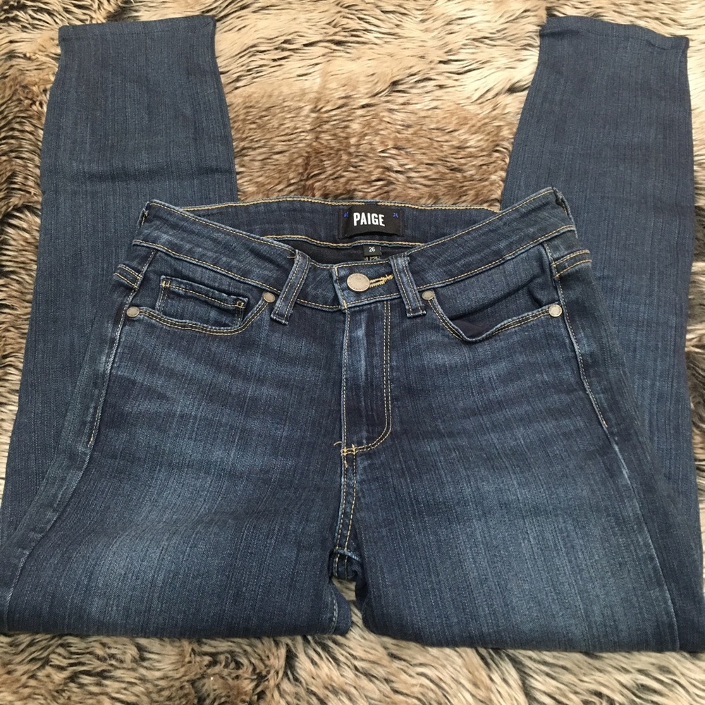 Paige Jeans Hoxton Ultra Skinny Nottingham Wash Size 26